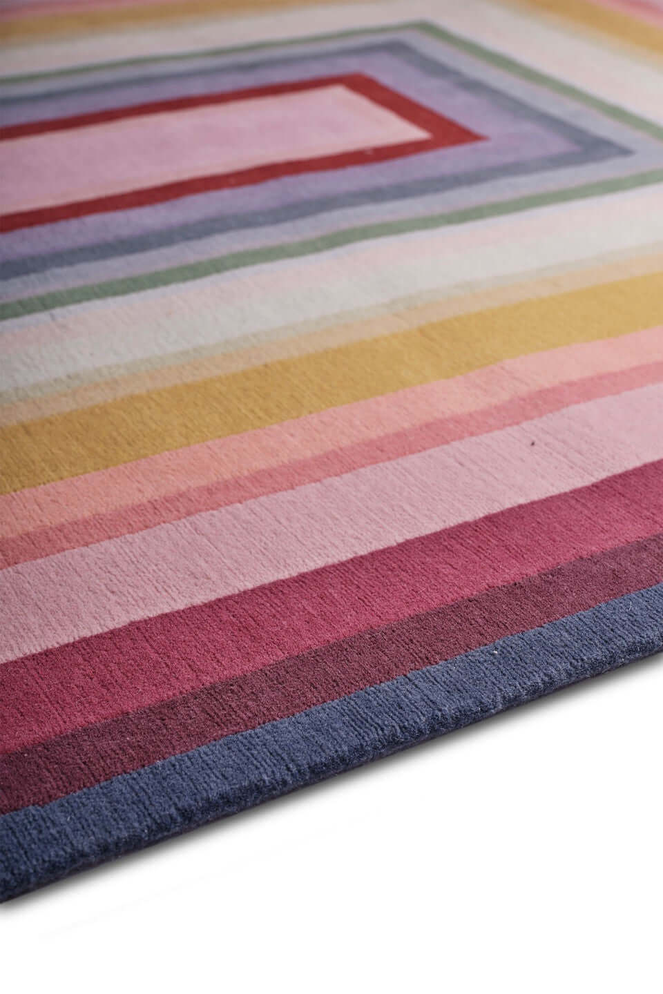 Rosy Reverberation Rug