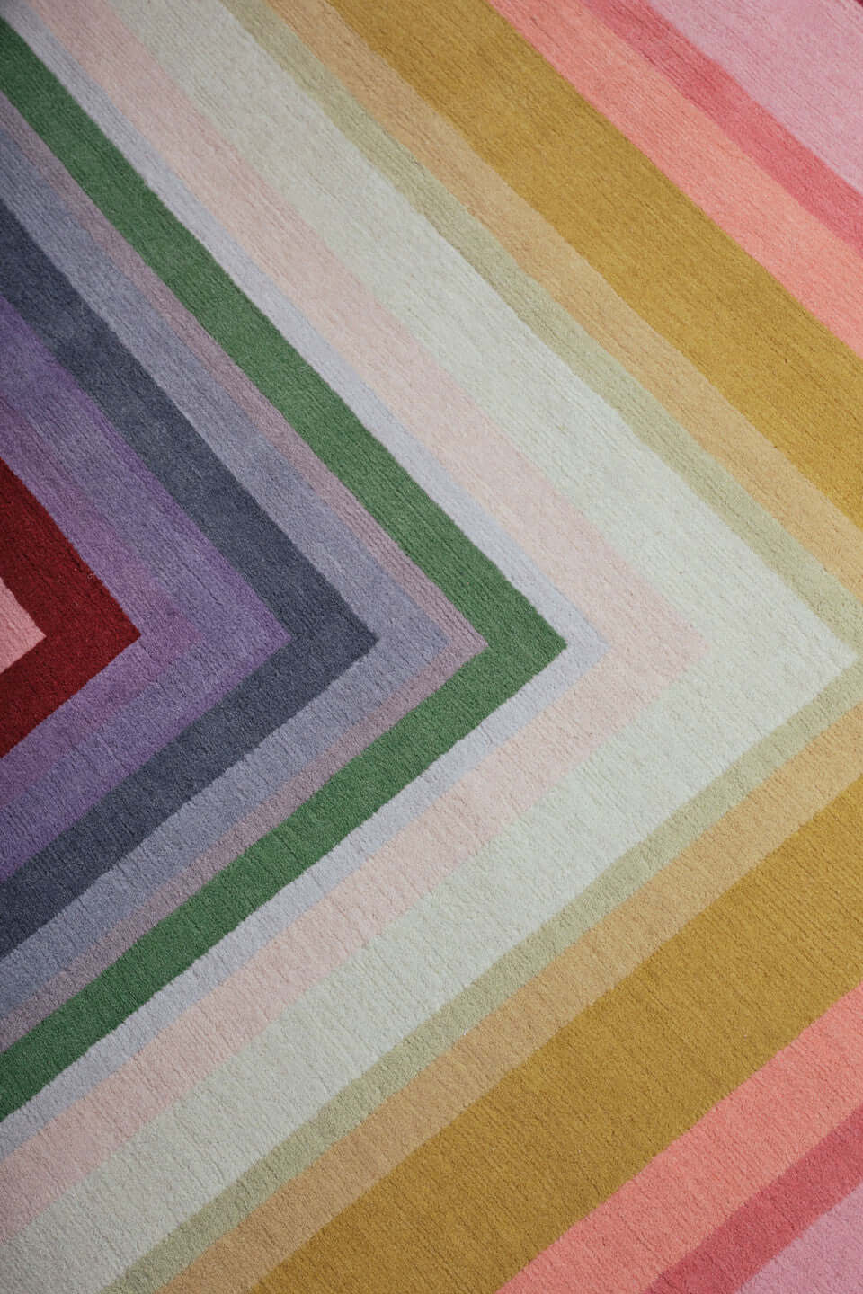 Rosy Reverberation Rug