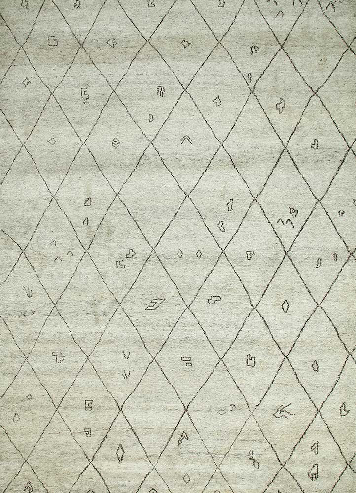 Natural White Moroccan Rug