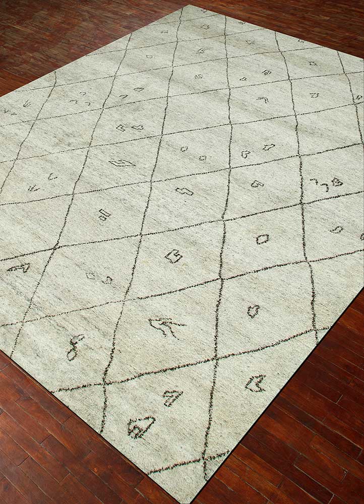 Natural White Moroccan Rug