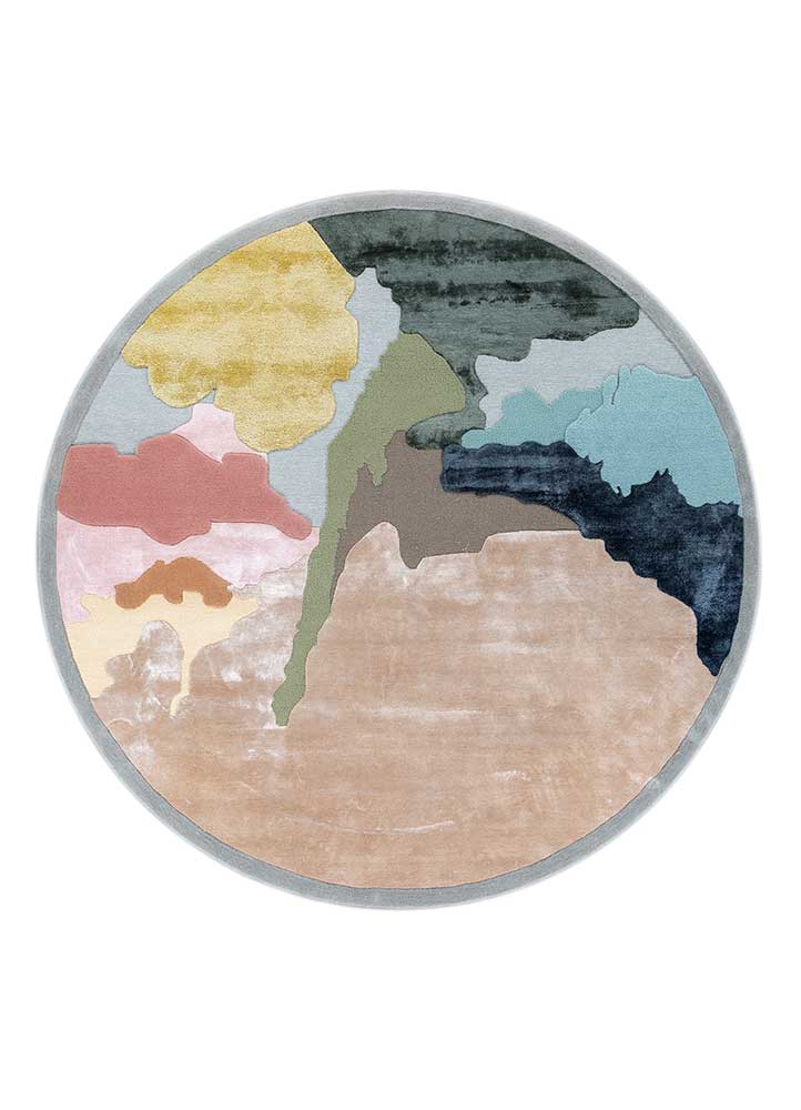 artichoke green hand tufted Rug