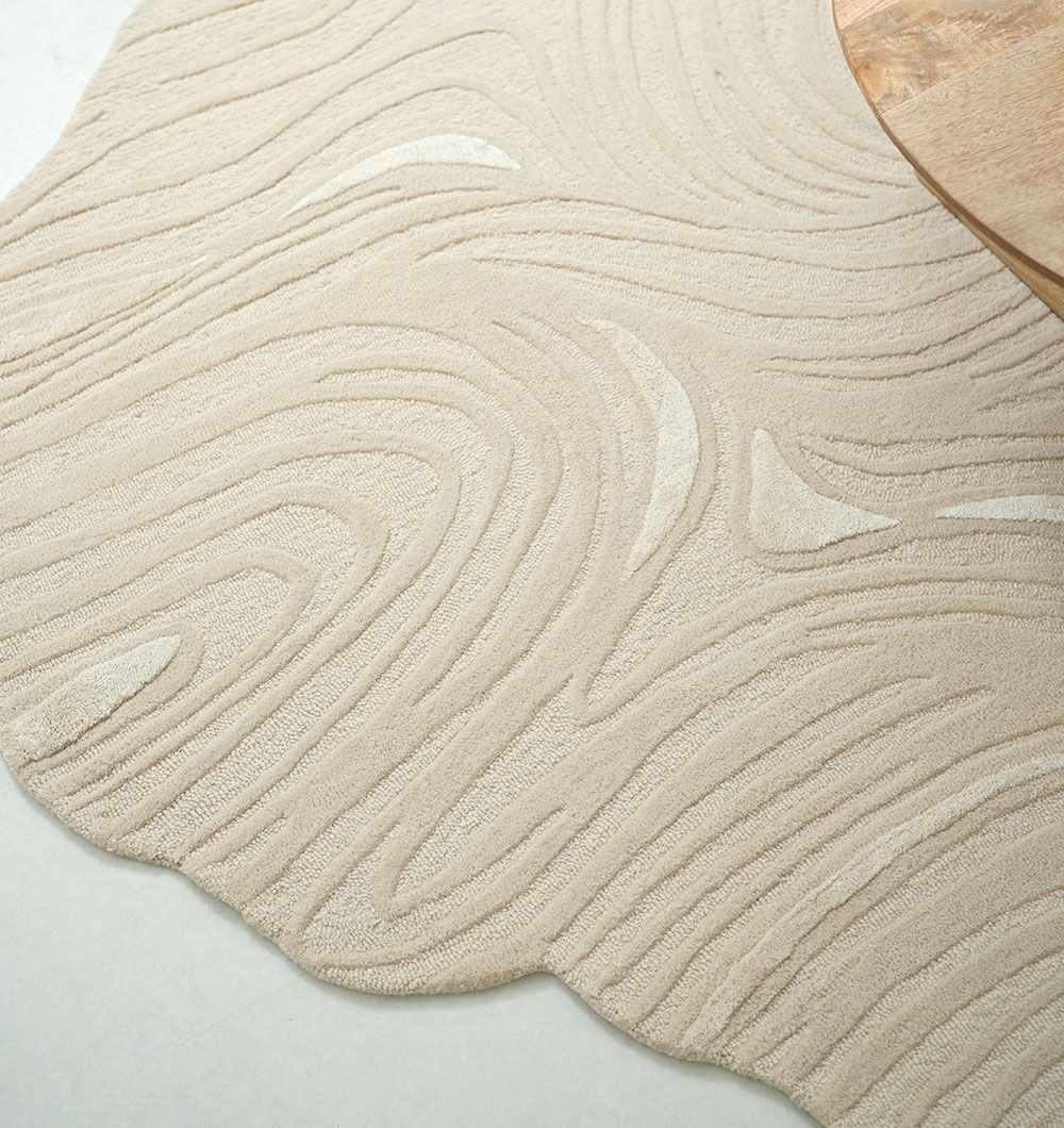 Sandflow Freeform Wool Rug