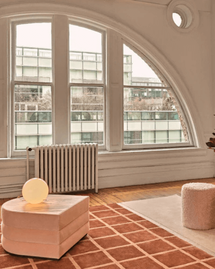 Red Stone Hand-Tufted Rug