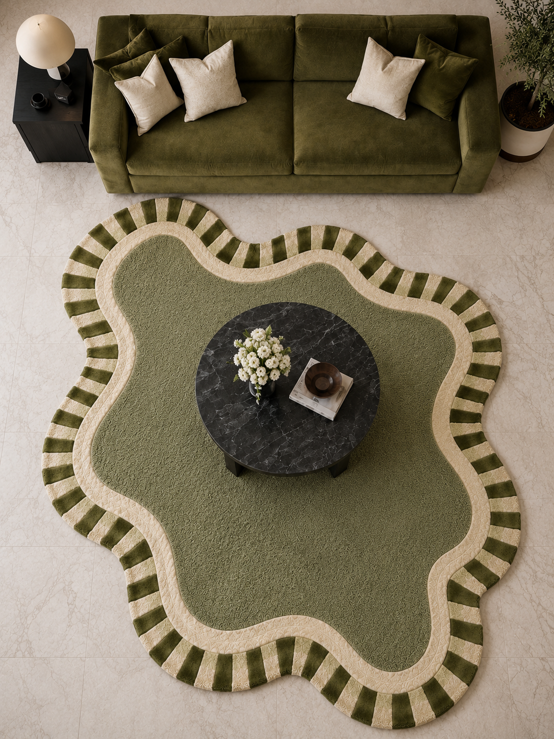 Verde Ripple Rug