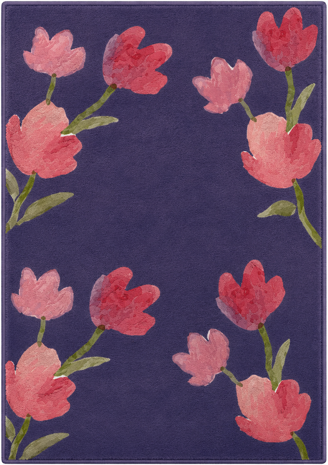 Violet Blossom Rug