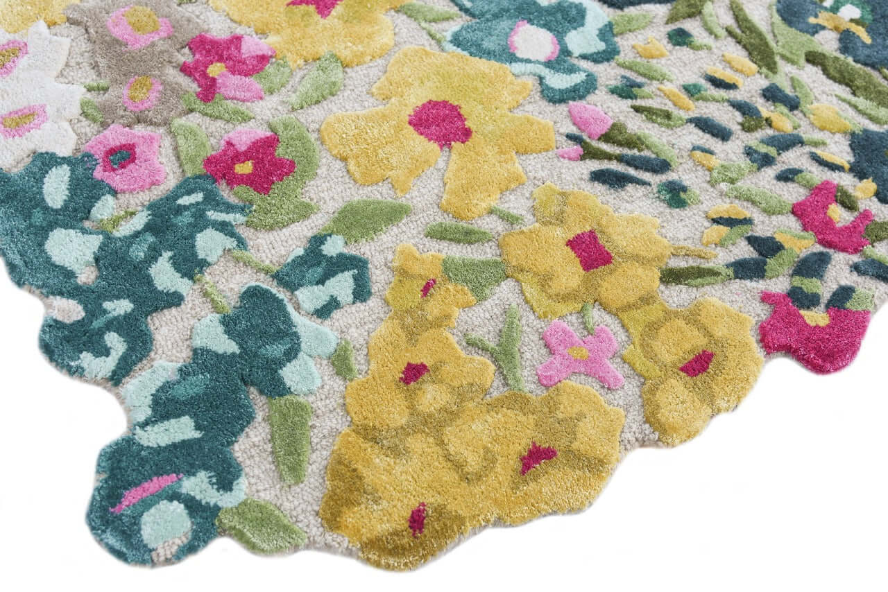Botanic Reverie – Hand-Tufted Floral Wool Rug