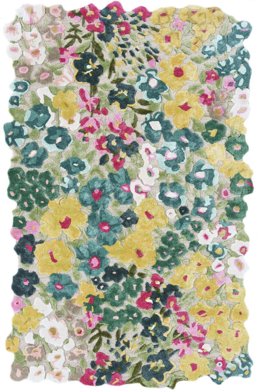 Botanic Reverie – Hand-Tufted Floral Wool Rug