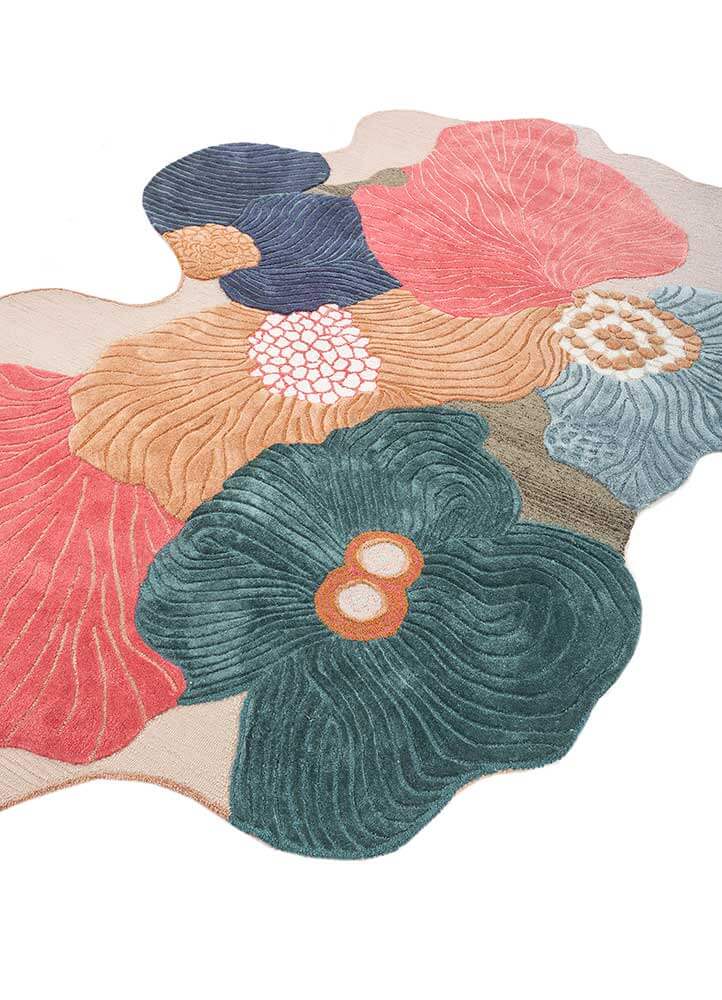 Pink Tint Hand-Tufted Rug