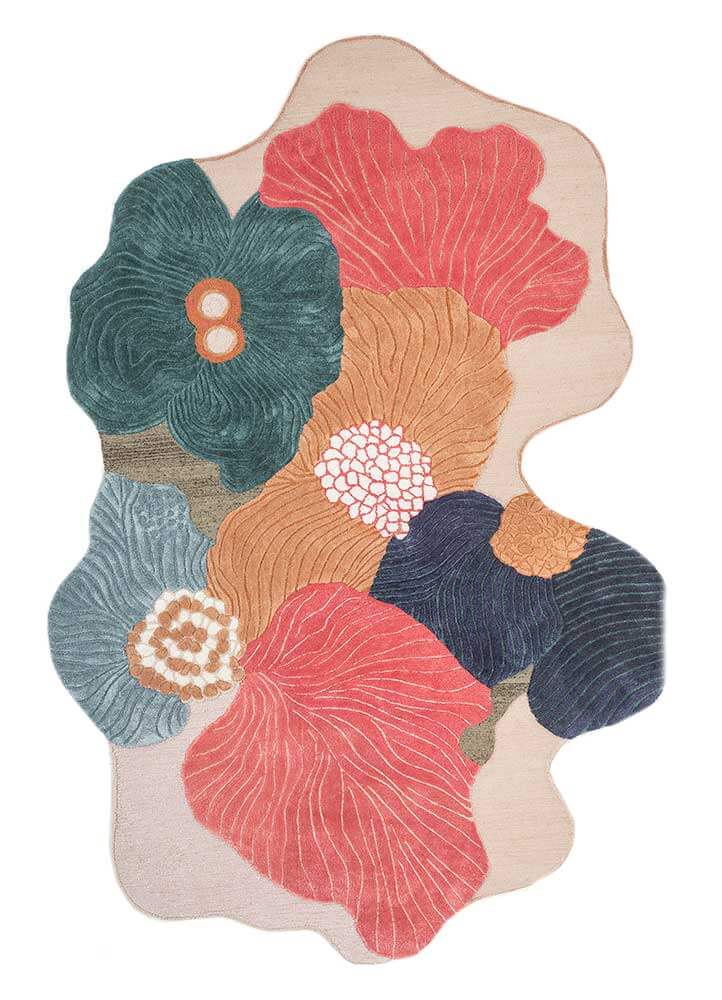 Pink Tint Hand-Tufted Rug