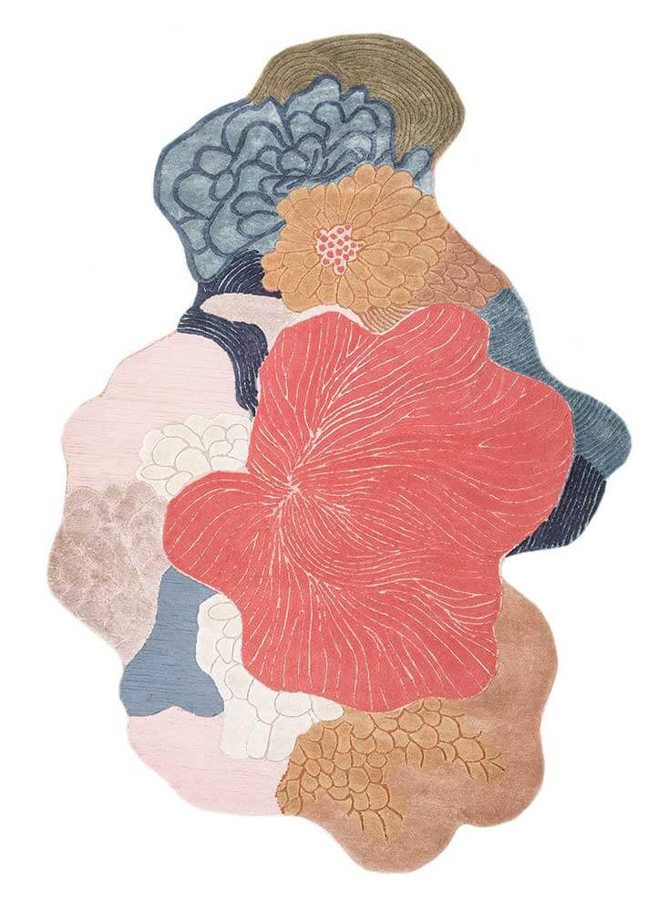 Pink Tint Hand-Tufted Rug