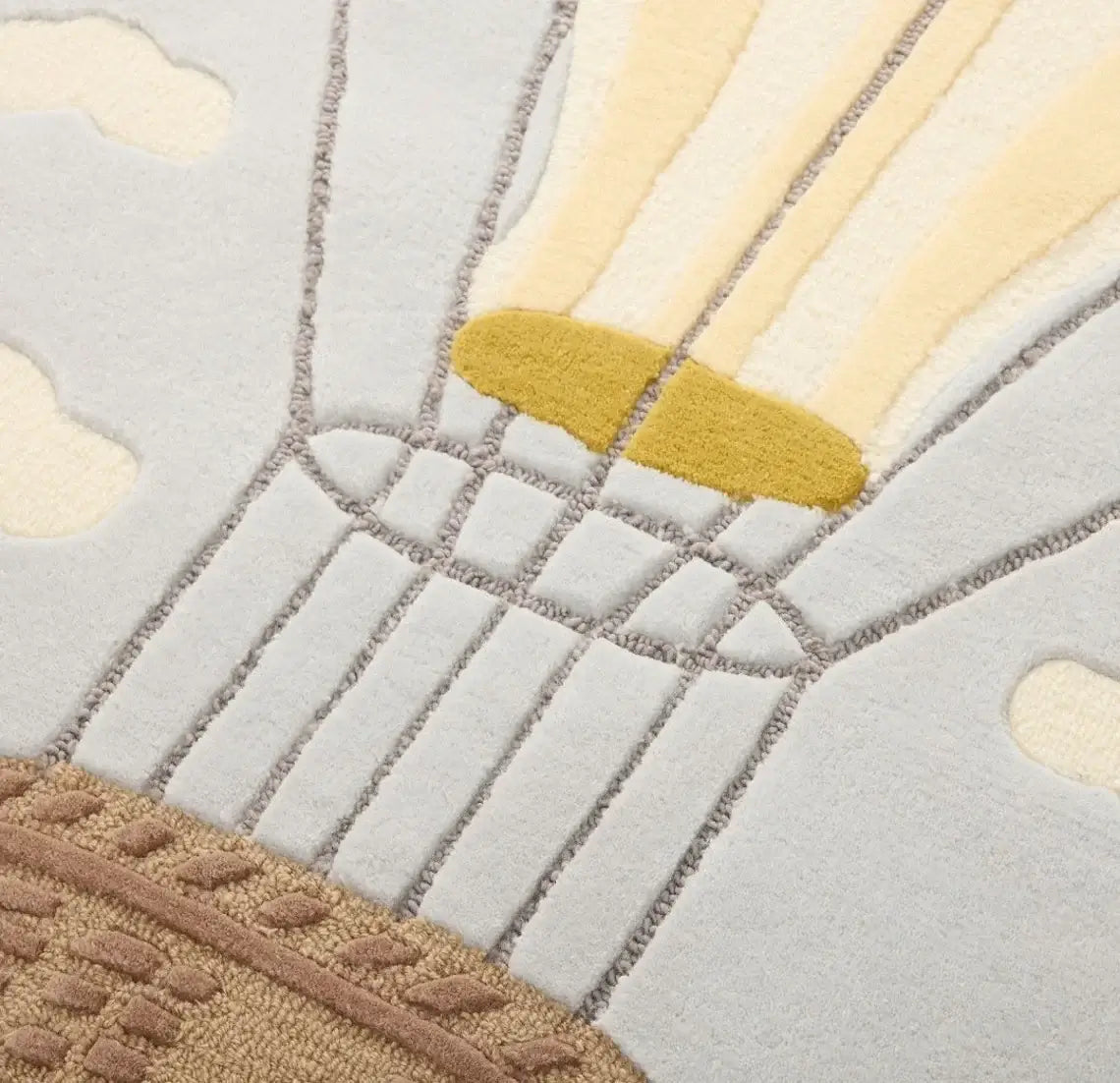 Hot Air Balloon Kids Rug