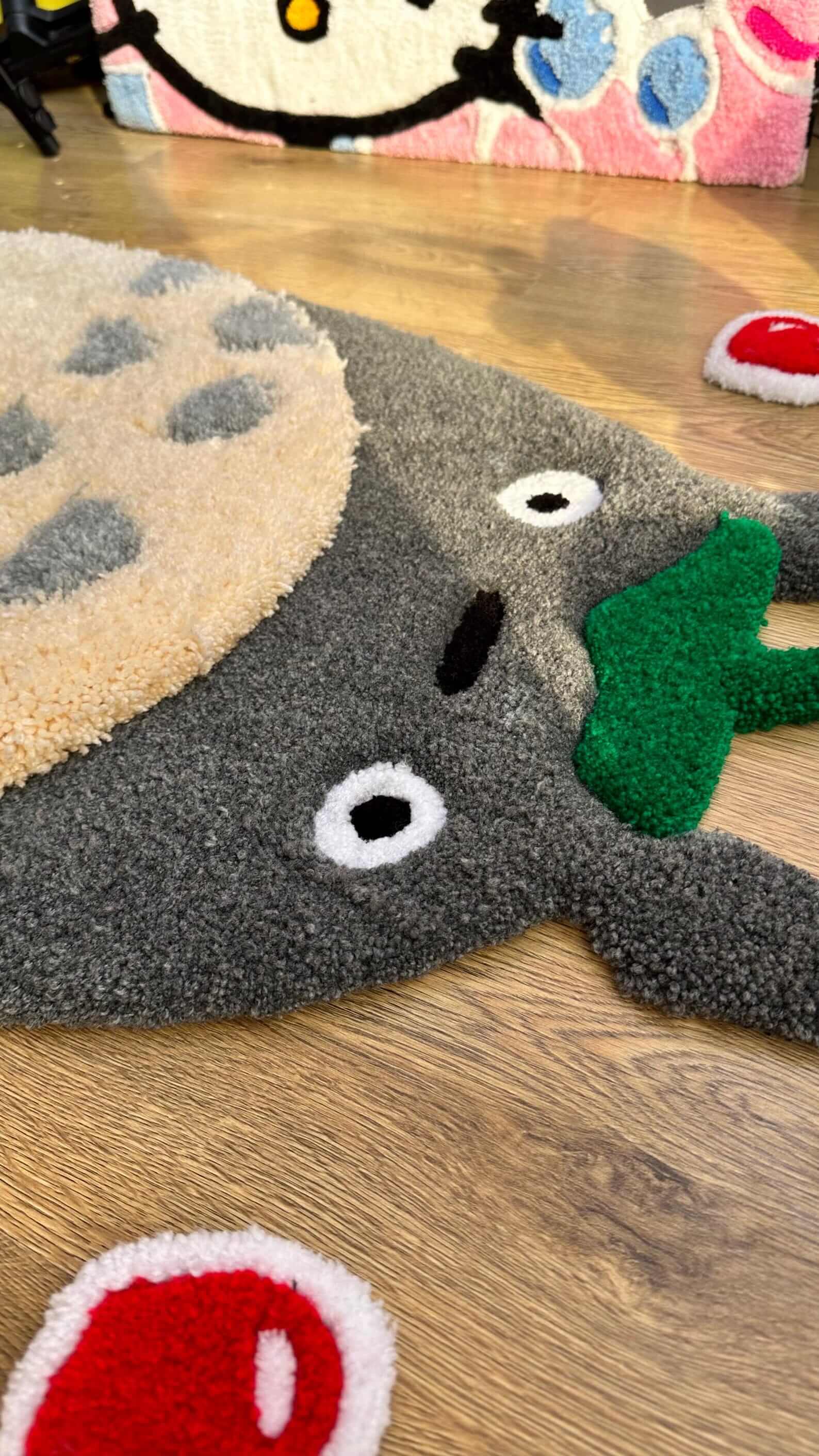 Totoro Puffy 3D Tufted Rug