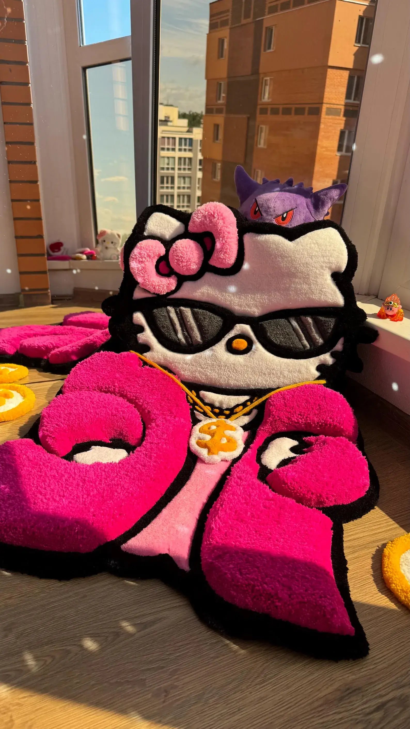 Handmade Kitty Tufted Rug