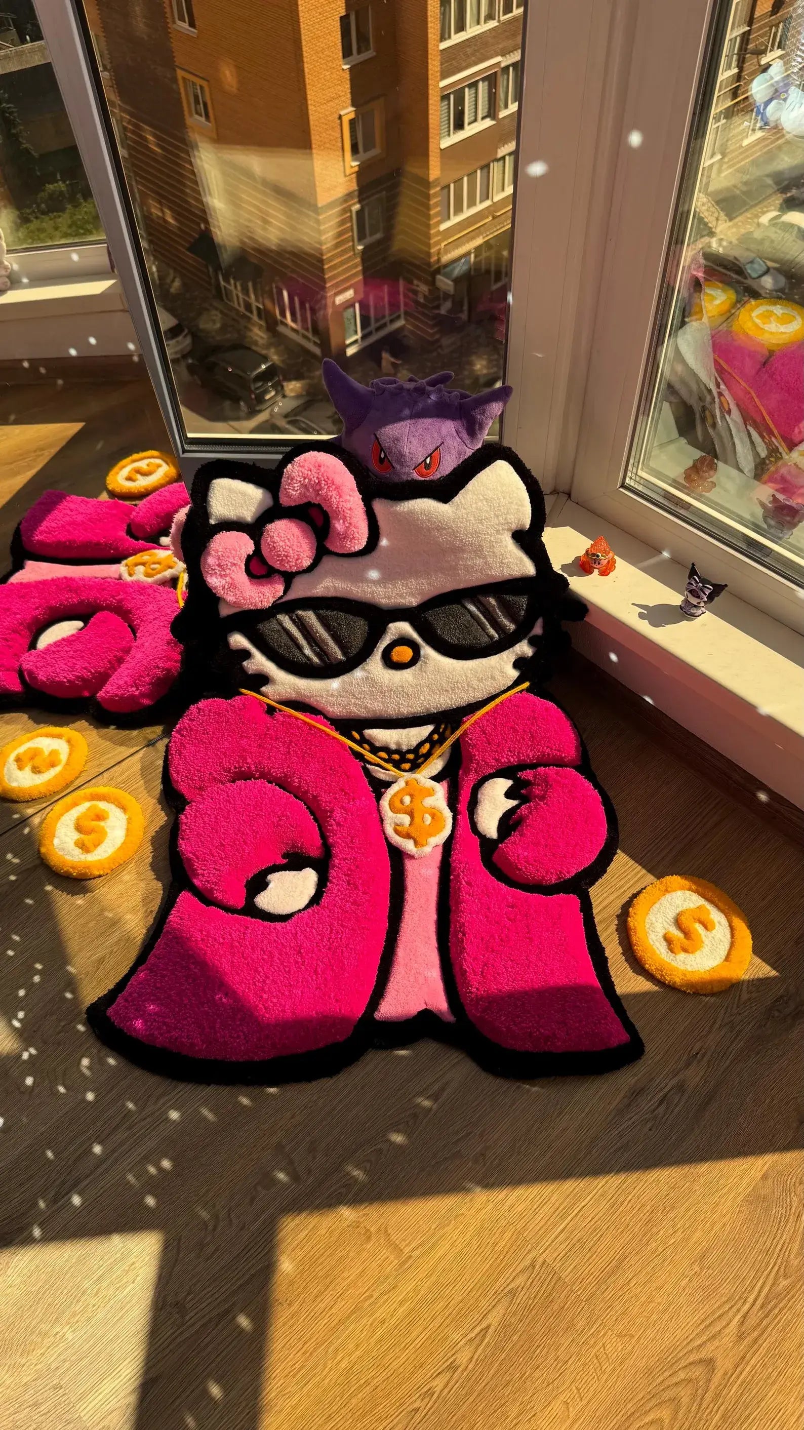 Handmade Kitty Tufted Rug