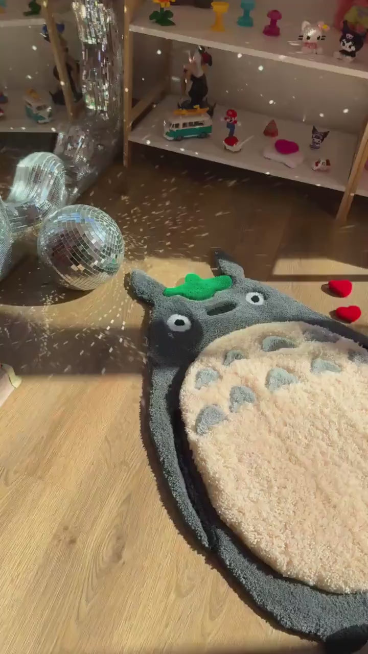 Totoro Puffy 3D Tufted Rug
