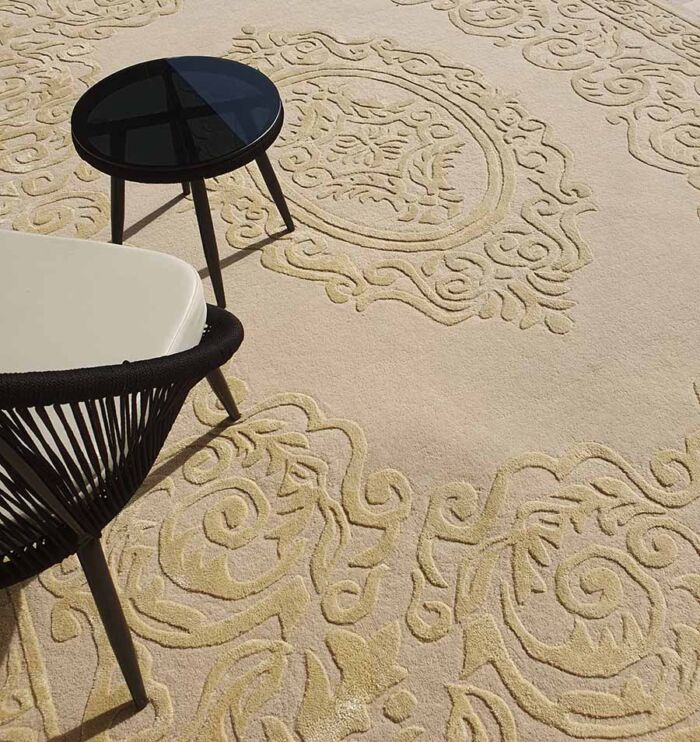 Golden Crest Hand-Tufted Rug