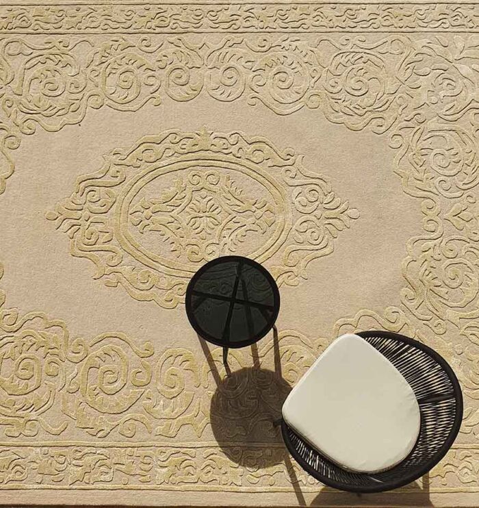 Golden Crest Hand-Tufted Rug