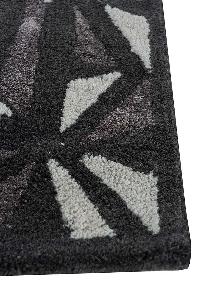 black olive/stone gray hand tufted Rugs