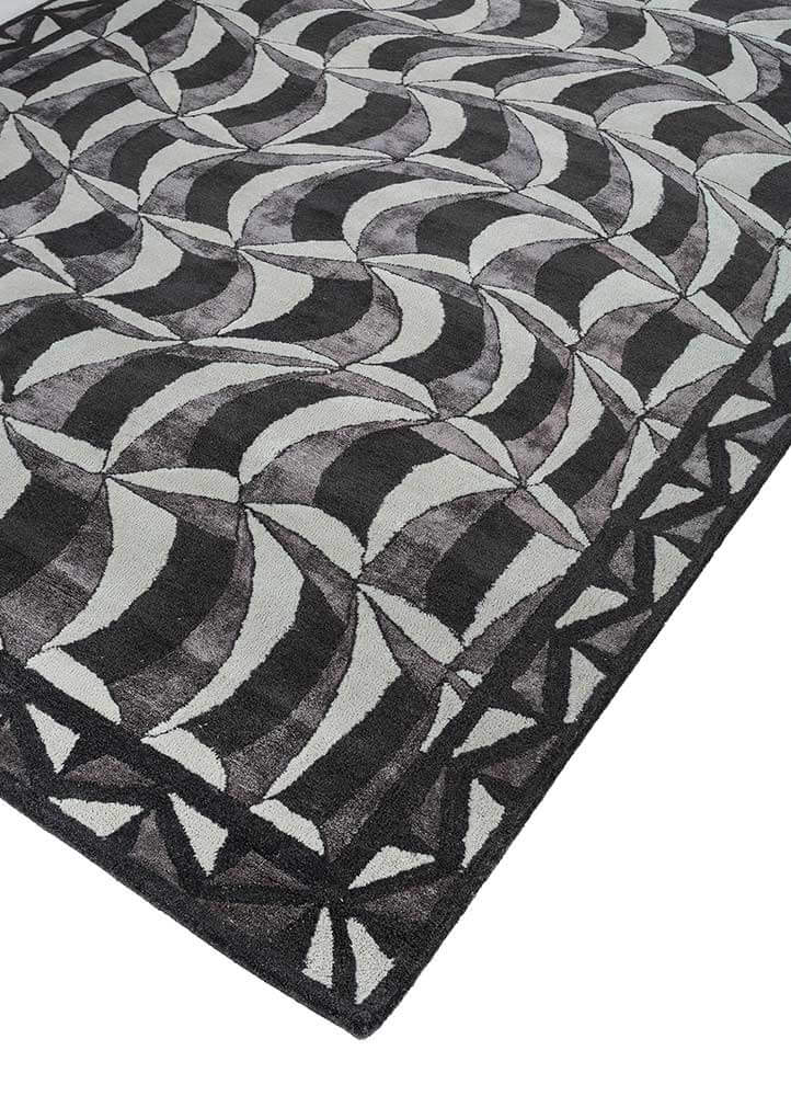 black olive/stone gray hand tufted Rugs