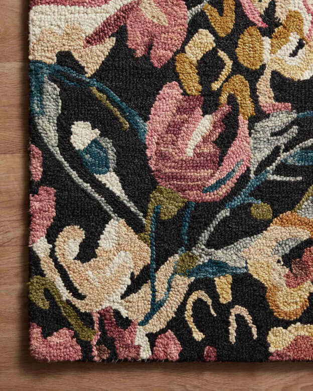 Berry Floral Hand Tufted Rug