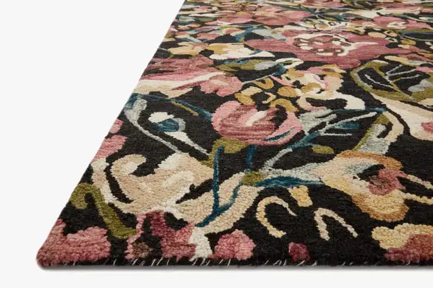 Berry Floral Hand Tufted Rug