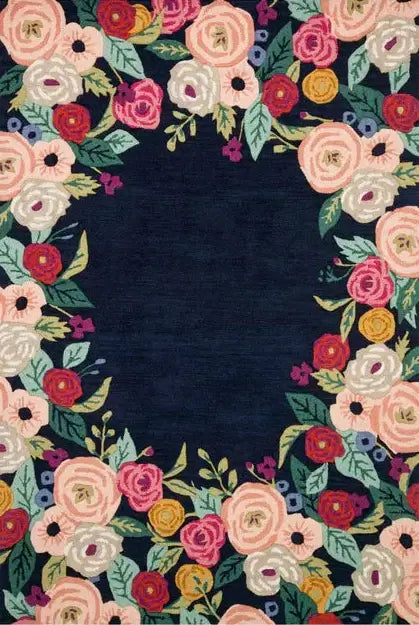 Multi Floral Hand Tufted Rug