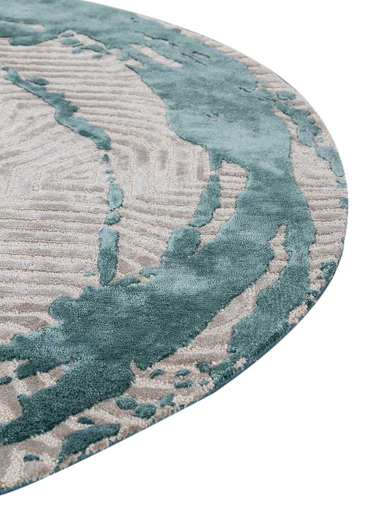 ash silver hand tufted Rug