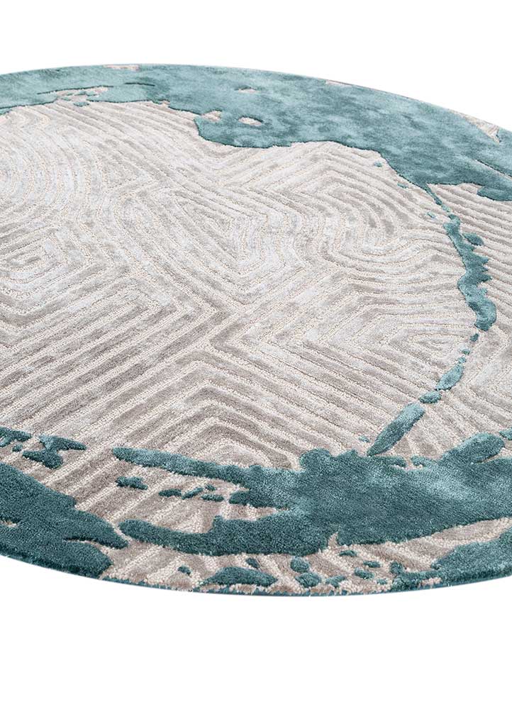 ash silver hand tufted Rug