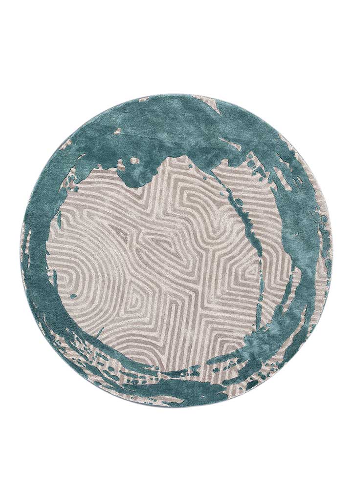 ash silver hand tufted Rug