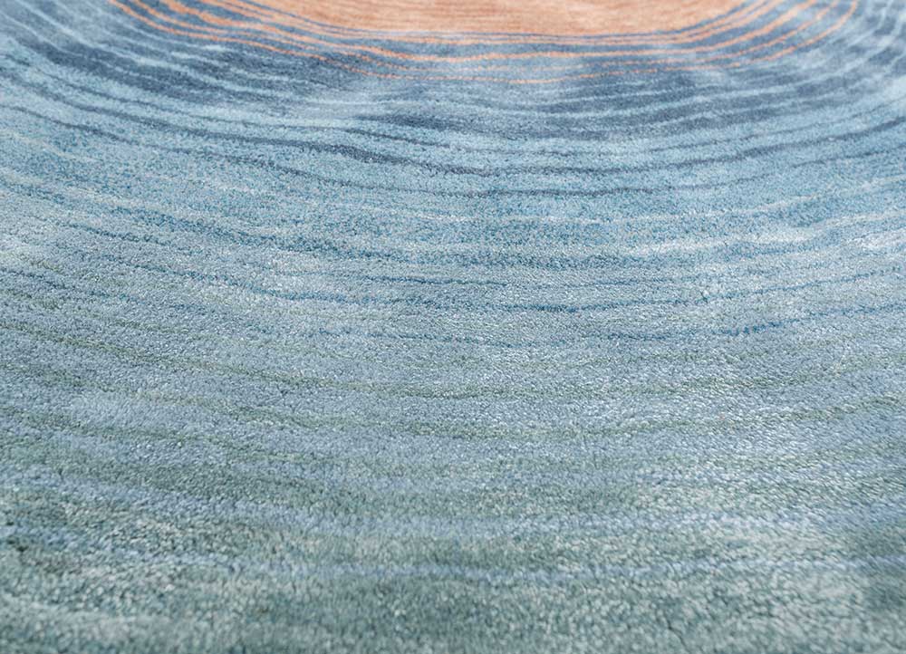 sea mist/bluebell hand tufted Rug