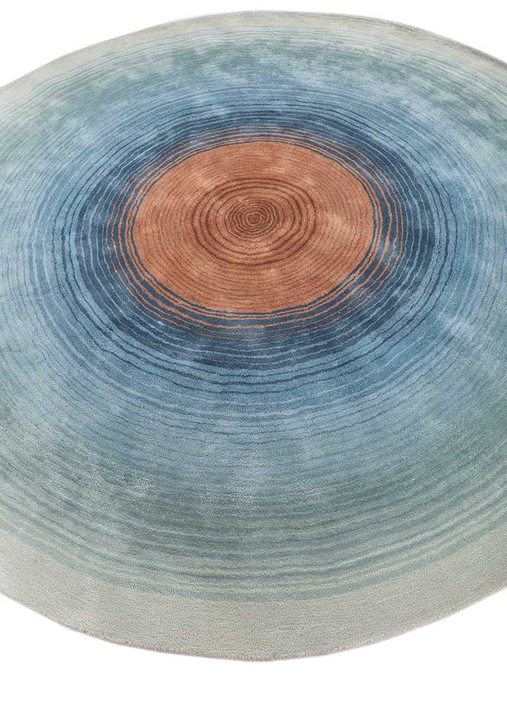 sea mist/bluebell hand tufted Rug