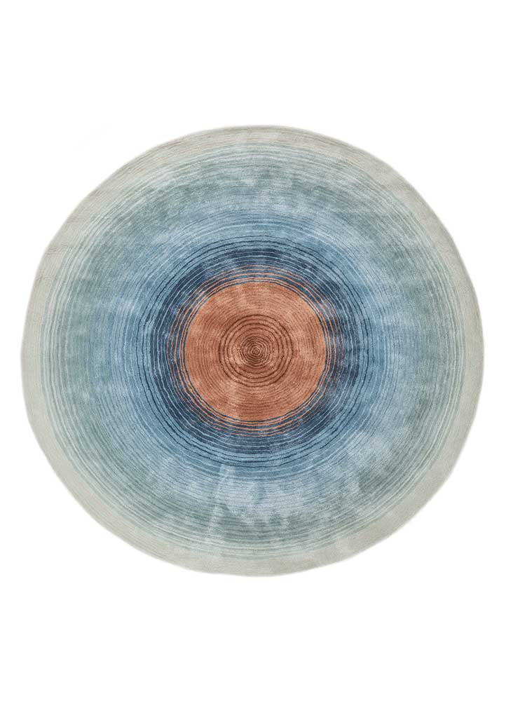 sea mist/bluebell hand tufted Rug