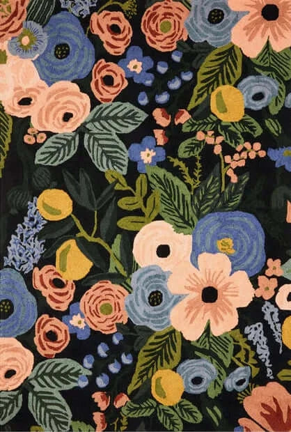 Garden Party Floral Hand Tufted Rug