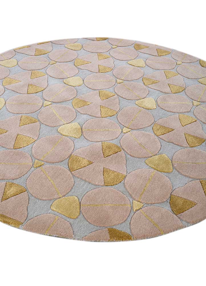 glacial blue hand tufted Rug