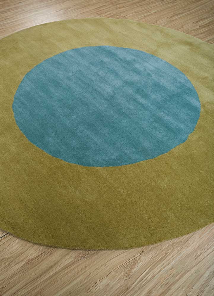 teal blue/gray hand tufted Rug