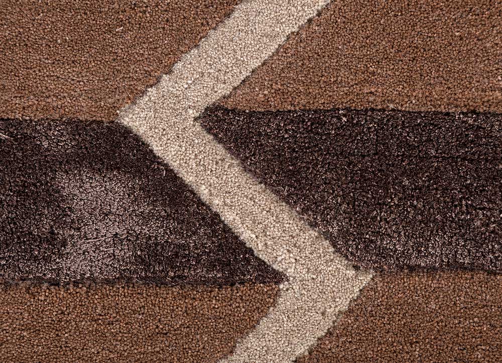 tawny brown hand tufted Rugs