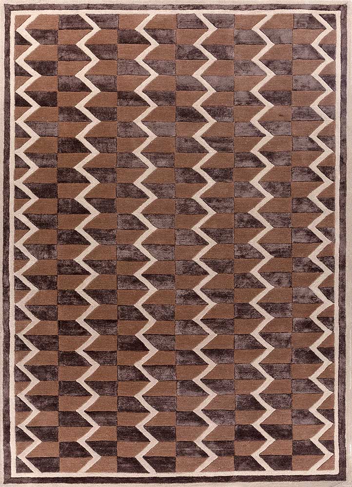 tawny brown hand tufted Rugs
