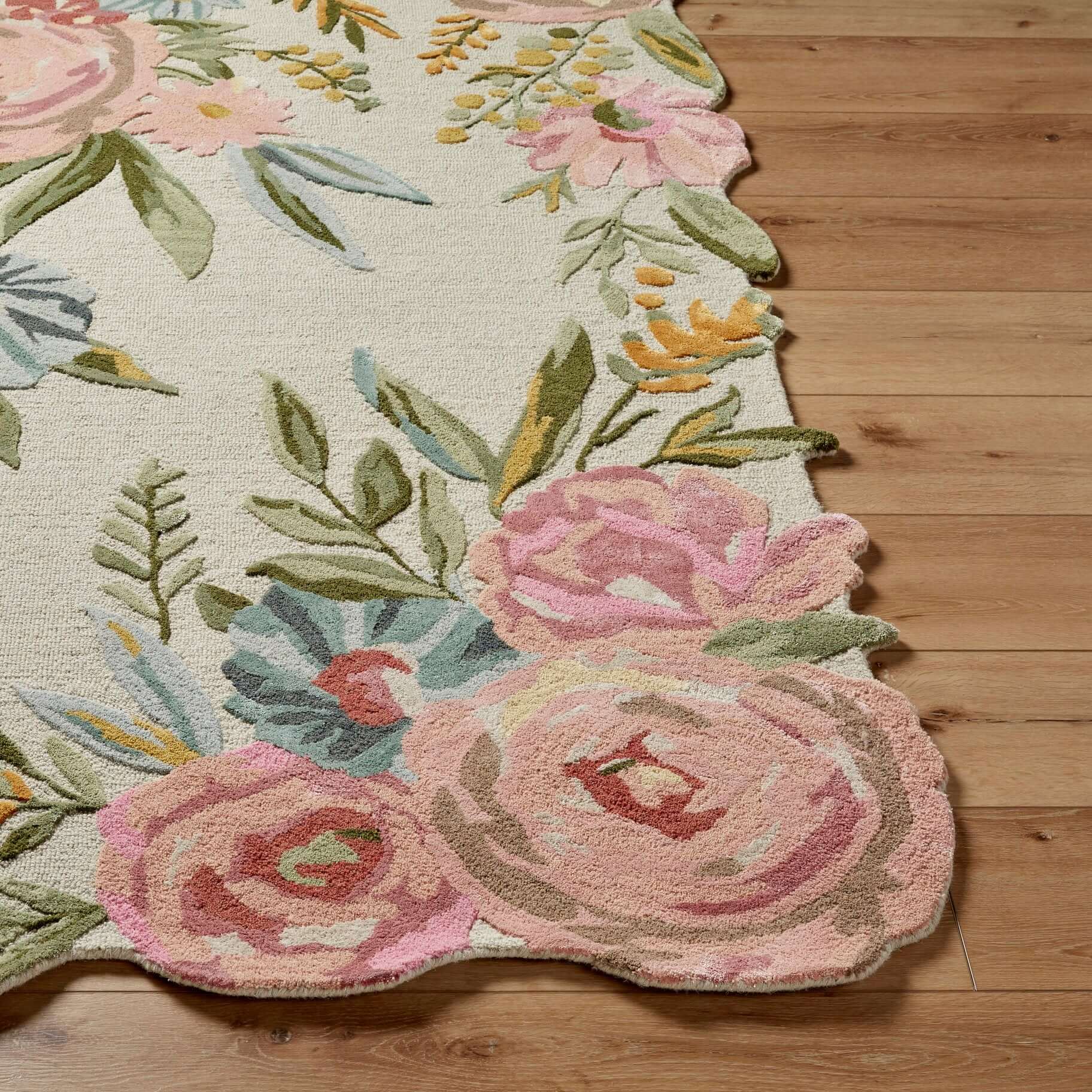wasabi Floral Hand Tufted Rug