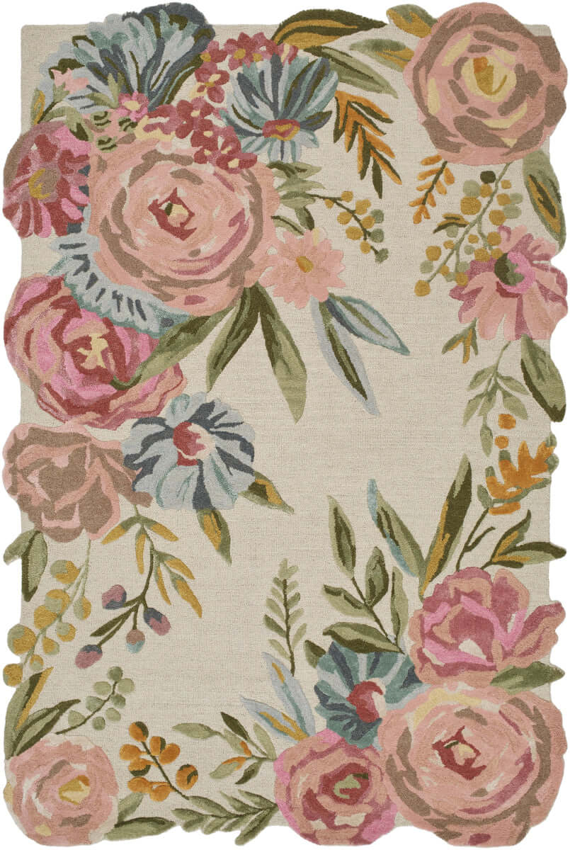 wasabi Floral Hand Tufted Rug